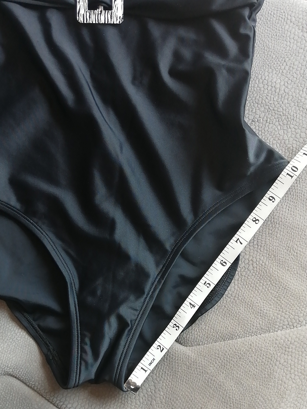 Abstract Zebra Pattern Black White One-piece Swimsuit Aquatic Fitness Aerobics - Picture 11 of 13